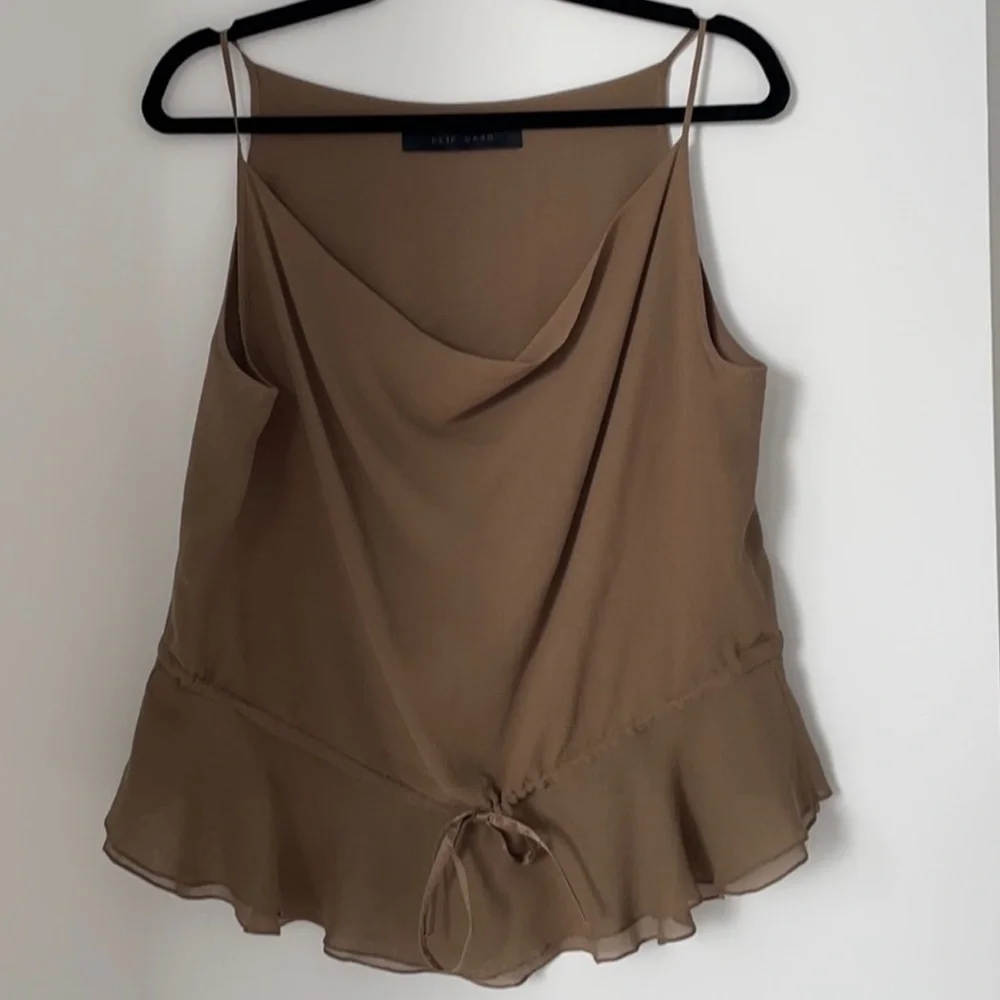 Silk Elie Saab Top Size Medium - Picture 2 of 4
